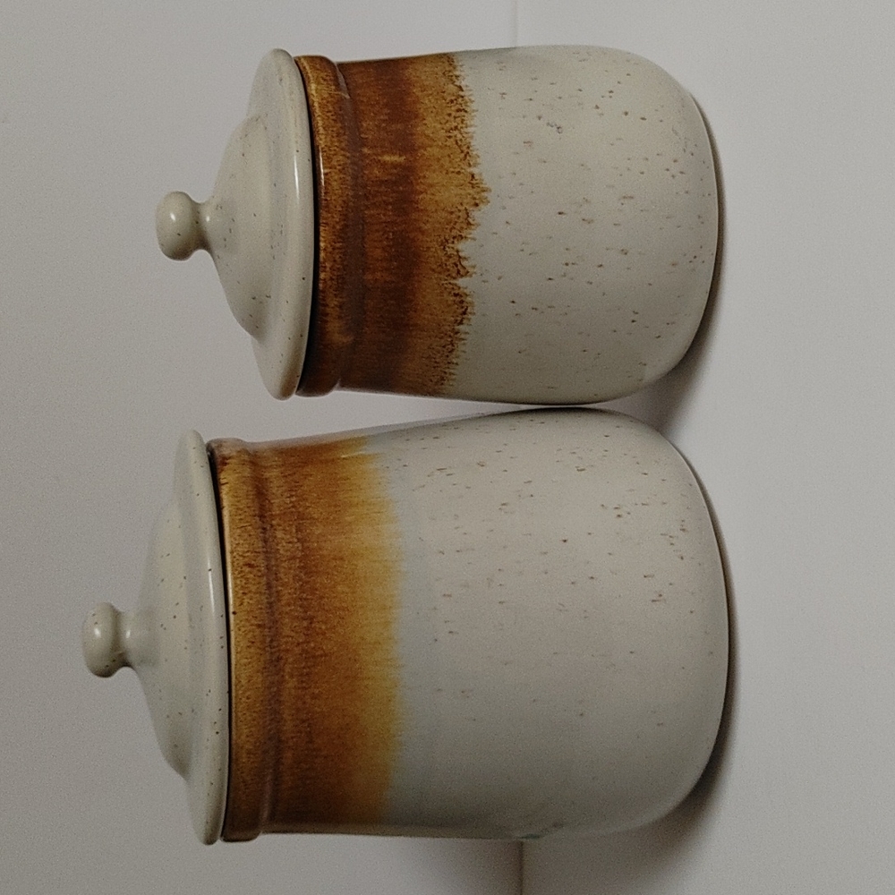 Large McCoy Lidded Ceramic Canister